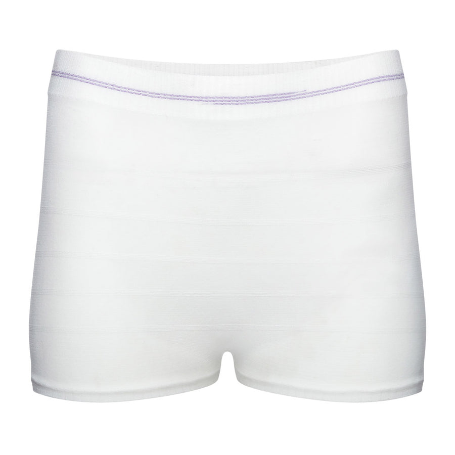 Disposable Postpartum Underwear: Women's Mesh Panties in White - Brief Transitions 5 Pack Combo